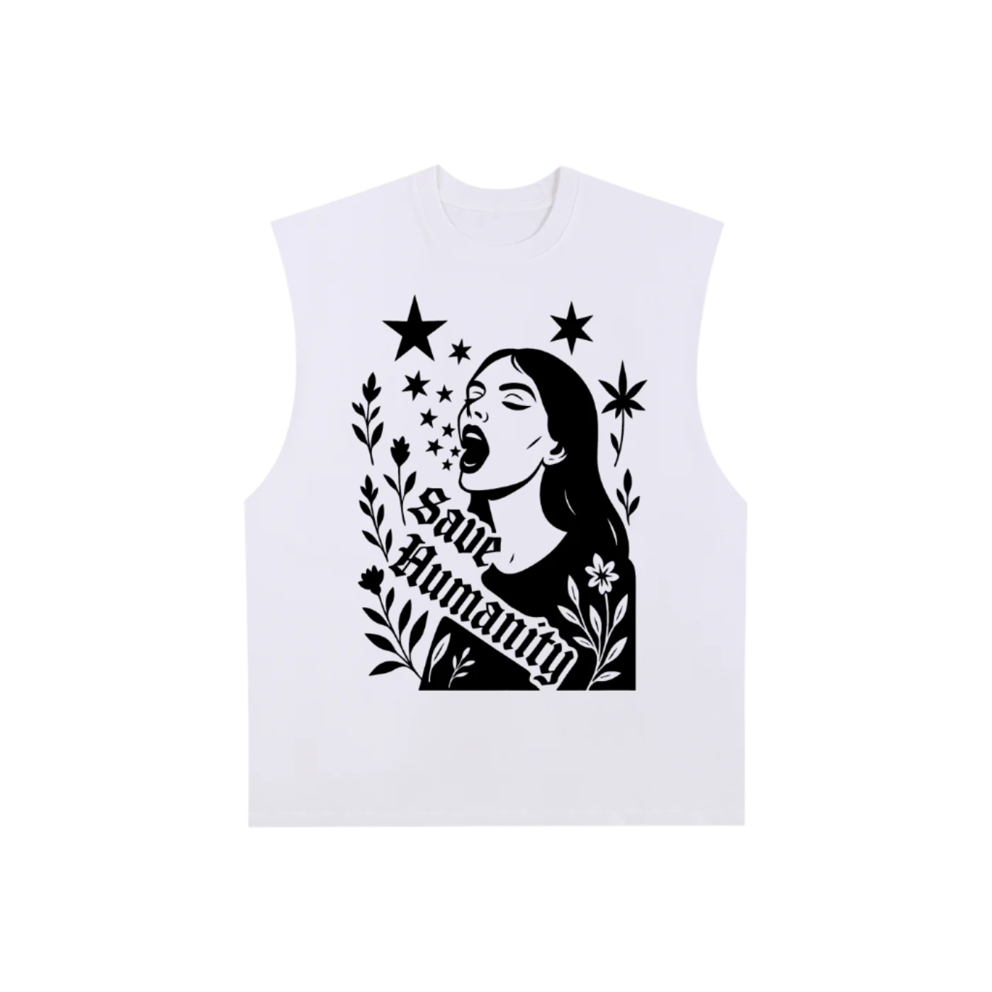 Kook Raw Edge Tank Top