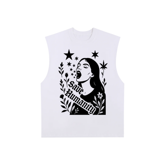 Kook Raw Edge Tank Top
